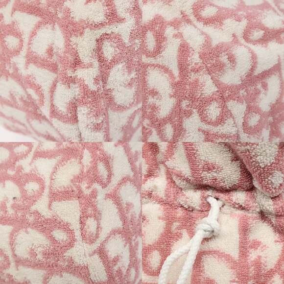 DIOR Pile Trotter Hand Bag Pink White - Picture 10 of 11